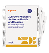 image of 2025 ICD-10-CM Expert for Home Health and Hospice with Guidelines (Spiral)